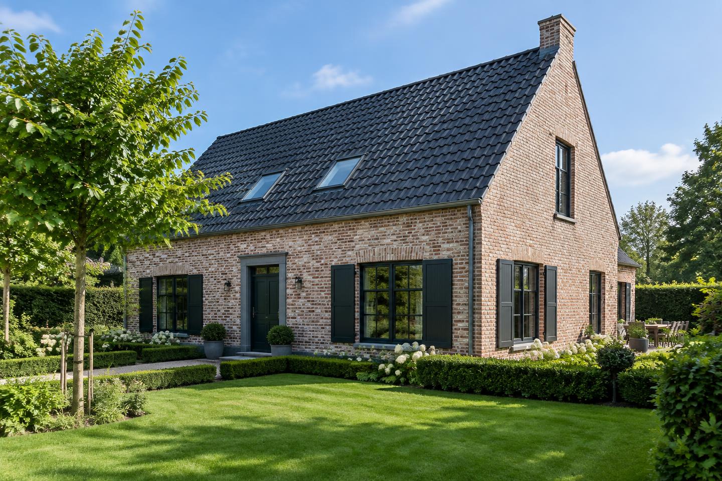 Gerenoveerde bakstenen woning met tuin